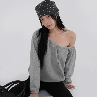 Dian String Off Sweatshirt