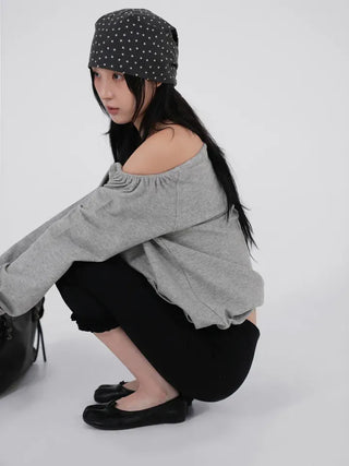 Dian String Off Sweatshirt