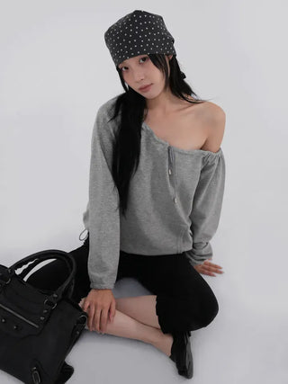 Dian String Off Sweatshirt