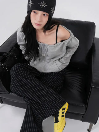 Dian String Off Sweatshirt