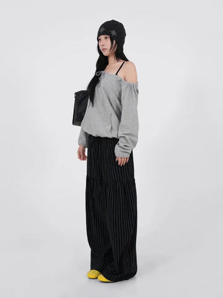 Dian String Off Sweatshirt