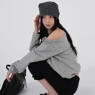 Dian String Off Sweatshirt