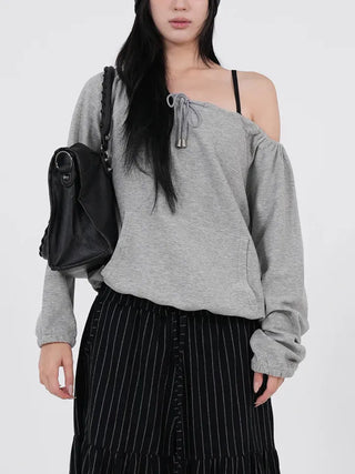 Dian String Off Sweatshirt