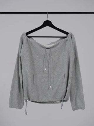 Dian String Off Sweatshirt