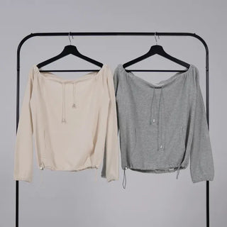 Dian String Off Sweatshirt
