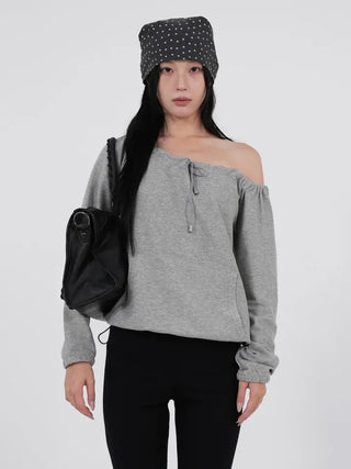 Dian String Off Sweatshirt