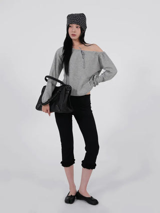 Dian String Off Sweatshirt