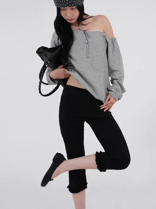 Dian String Off Sweatshirt