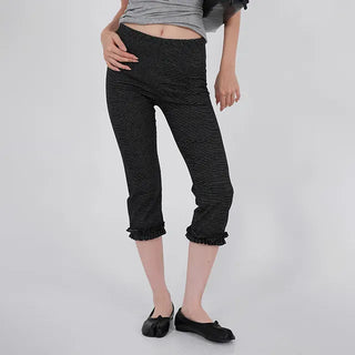 Somi 3/4 Slim Frill Pants