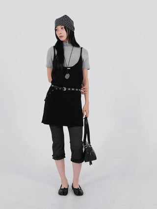 Somi 3/4 Slim Frill Pants