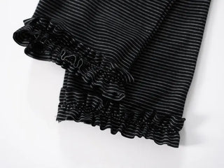 Somi 3/4 Slim Frill Pants