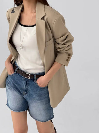 Jeanne Cut-off Half Denim Pants