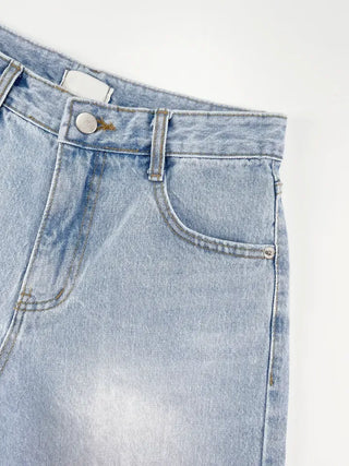 Jeanne Cut-off Half Denim Pants
