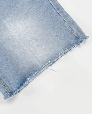 Jeanne Cut-off Half Denim Pants