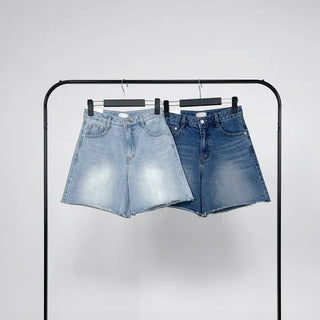 Jeanne Cut-off Half Denim Pants