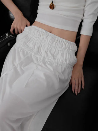Ravi Shirred Layered Maxi Skirt
