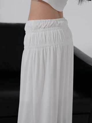 Ravi Shirred Layered Maxi Skirt