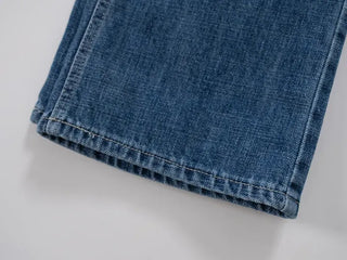 Hirr Rose Rivet Bootcut Dark Blue Denim