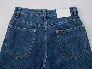 Hirr Rose Rivet Bootcut Dark Blue Denim
