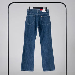 Hirr Rose Rivet Bootcut Dark Blue Denim