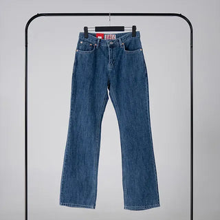 Hirr Rose Rivet Bootcut Dark Blue Denim