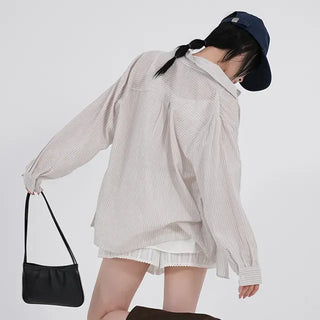 Ner Soft Stripe Loose Shirt