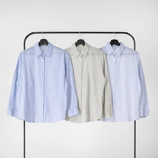 Ner Soft Stripe Loose Shirt