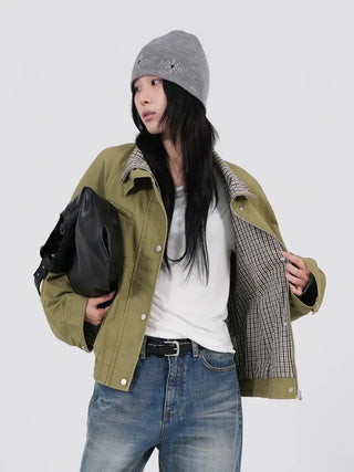 Leyu V-neck Loose Long Sleeve