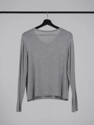 Leyu V-neck Loose Long Sleeve