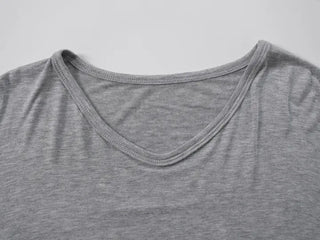 Leyu V-neck Loose Long Sleeve