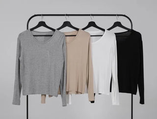Leyu V-neck Loose Long Sleeve
