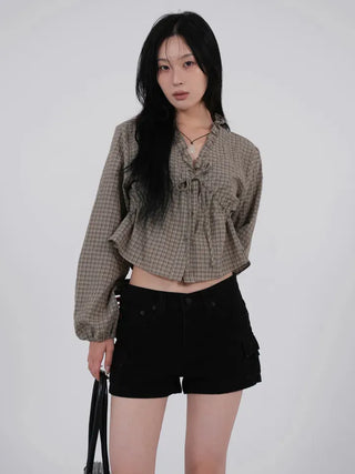 Suri Frill V-Neck Blouse
