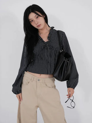 Suri Frill V-Neck Blouse