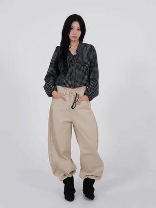 Suri Frill V-Neck Blouse