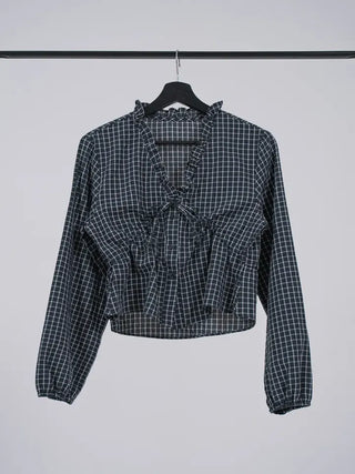 Suri Frill V-Neck Blouse