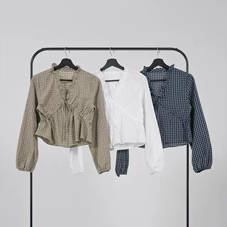 Suri Frill V-Neck Blouse