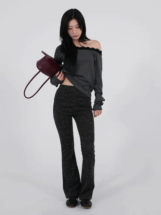 Luno bootcut ribbed pants