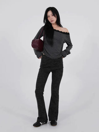 Luno bootcut ribbed pants