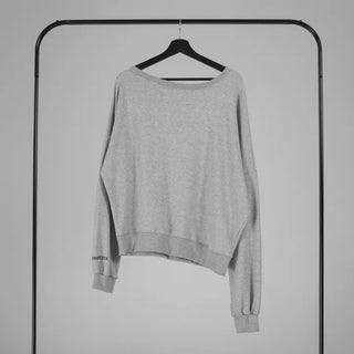 Cora Saint Graphic Off-Shoulder Sweatshirt