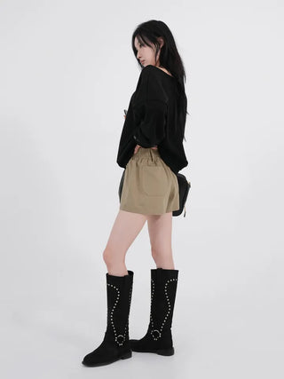 Cora Saint Graphic Off-Shoulder Sweatshirt