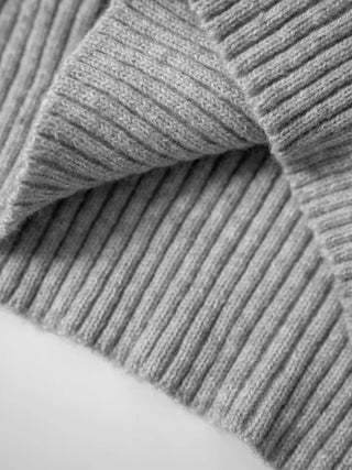 Ene Off-shoulder Loose Cable Knit