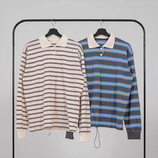 Misol String Rugby Polo Shirt