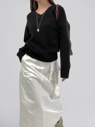 EVA Raglan V-Neck Knit