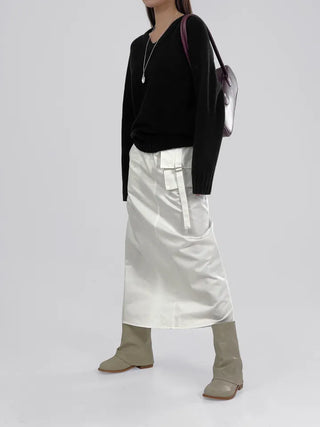 EVA Raglan V-Neck Knit