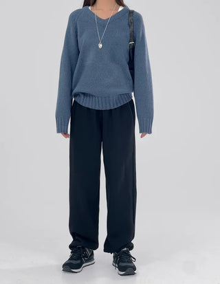 EVA Raglan V-Neck Knit
