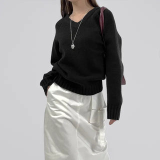 EVA Raglan V-Neck Knit