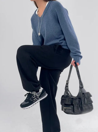 EVA Raglan V-Neck Knit