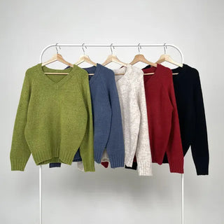 EVA Raglan V-Neck Knit