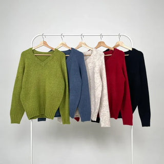 EVA Raglan V-Neck Knit