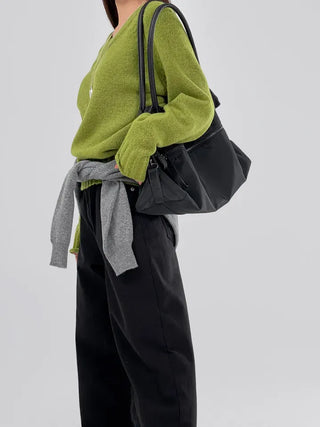 EVA Raglan V-Neck Knit